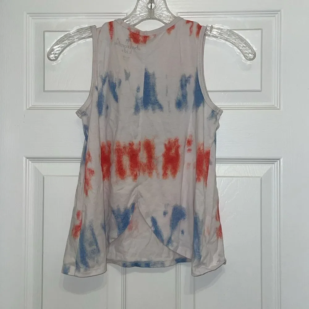 ✨Abercrombie Kids x Disney Mickey Mouse American Tie Dye Tank Top